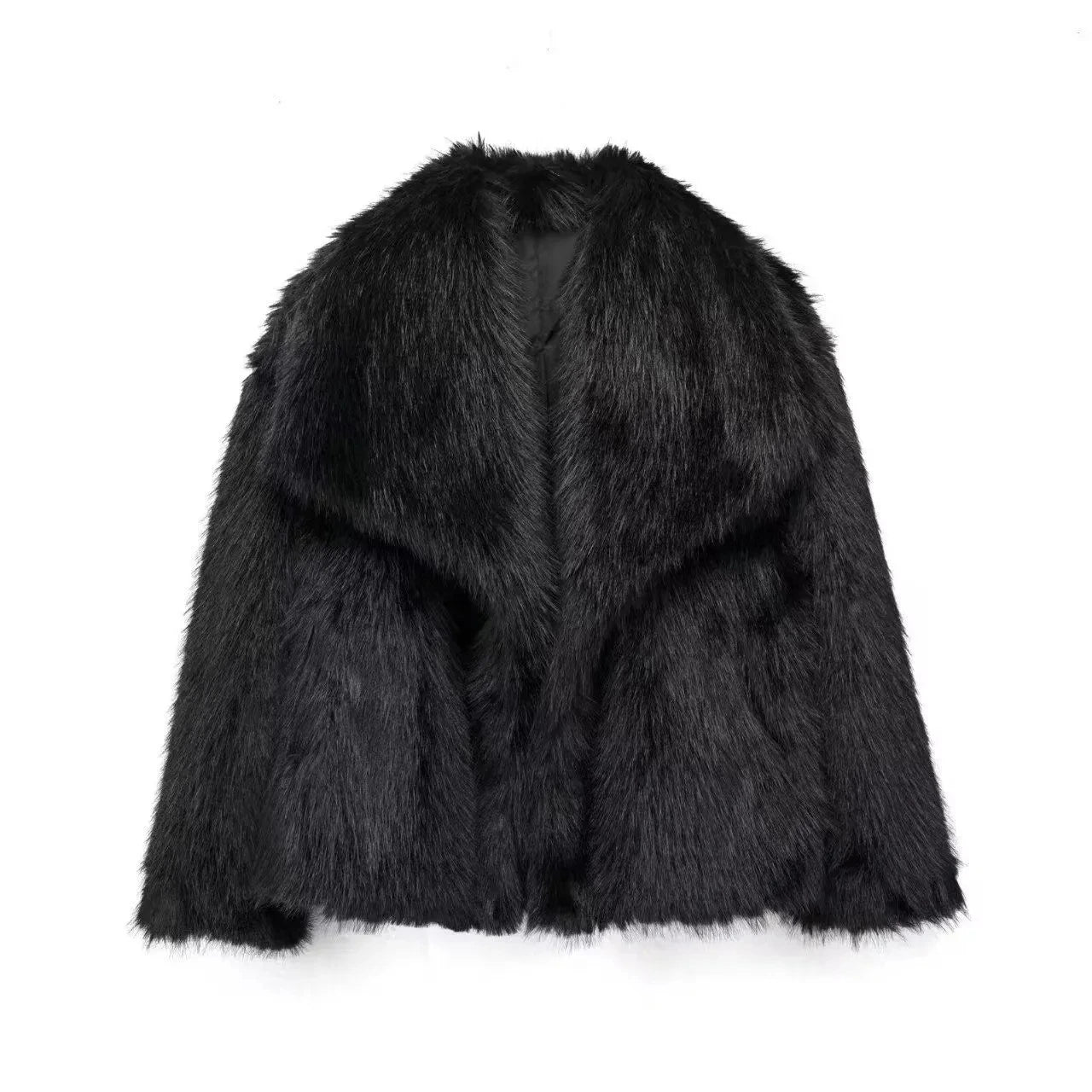 Women's plush coat