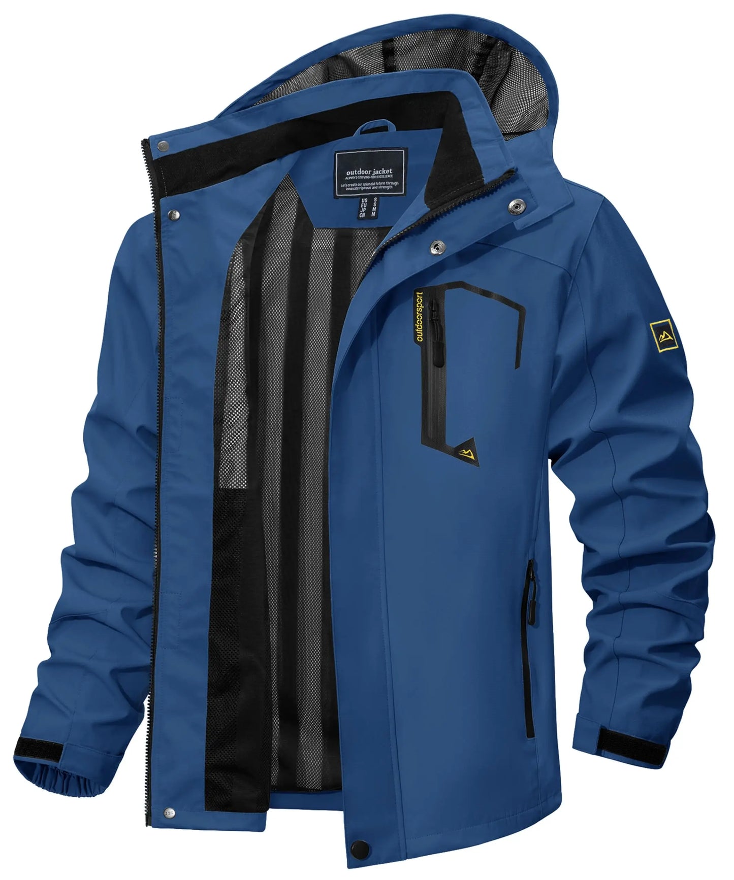 Jacket Mesh Lined Waterproof Rain