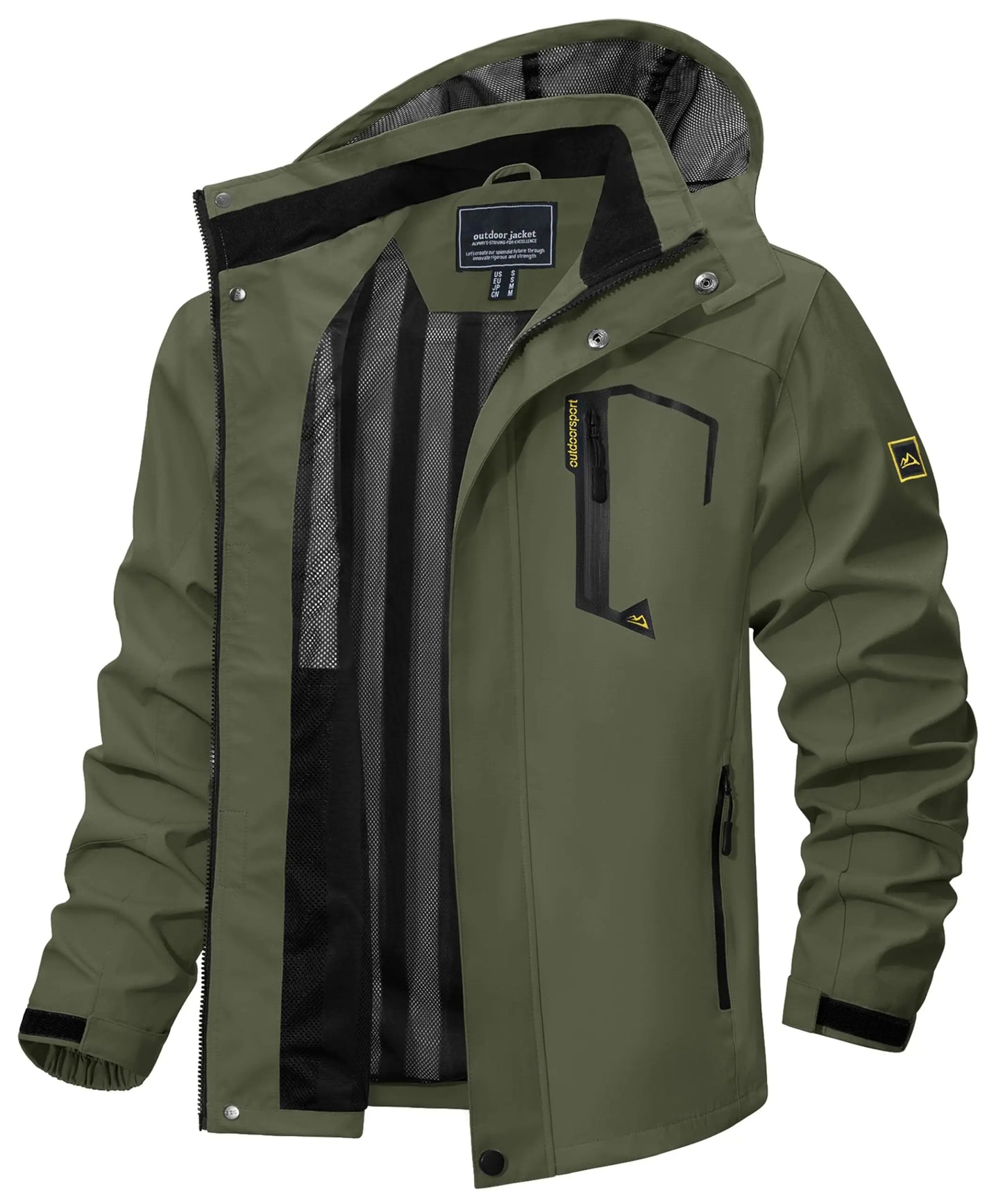Jacket Mesh Lined Waterproof Rain