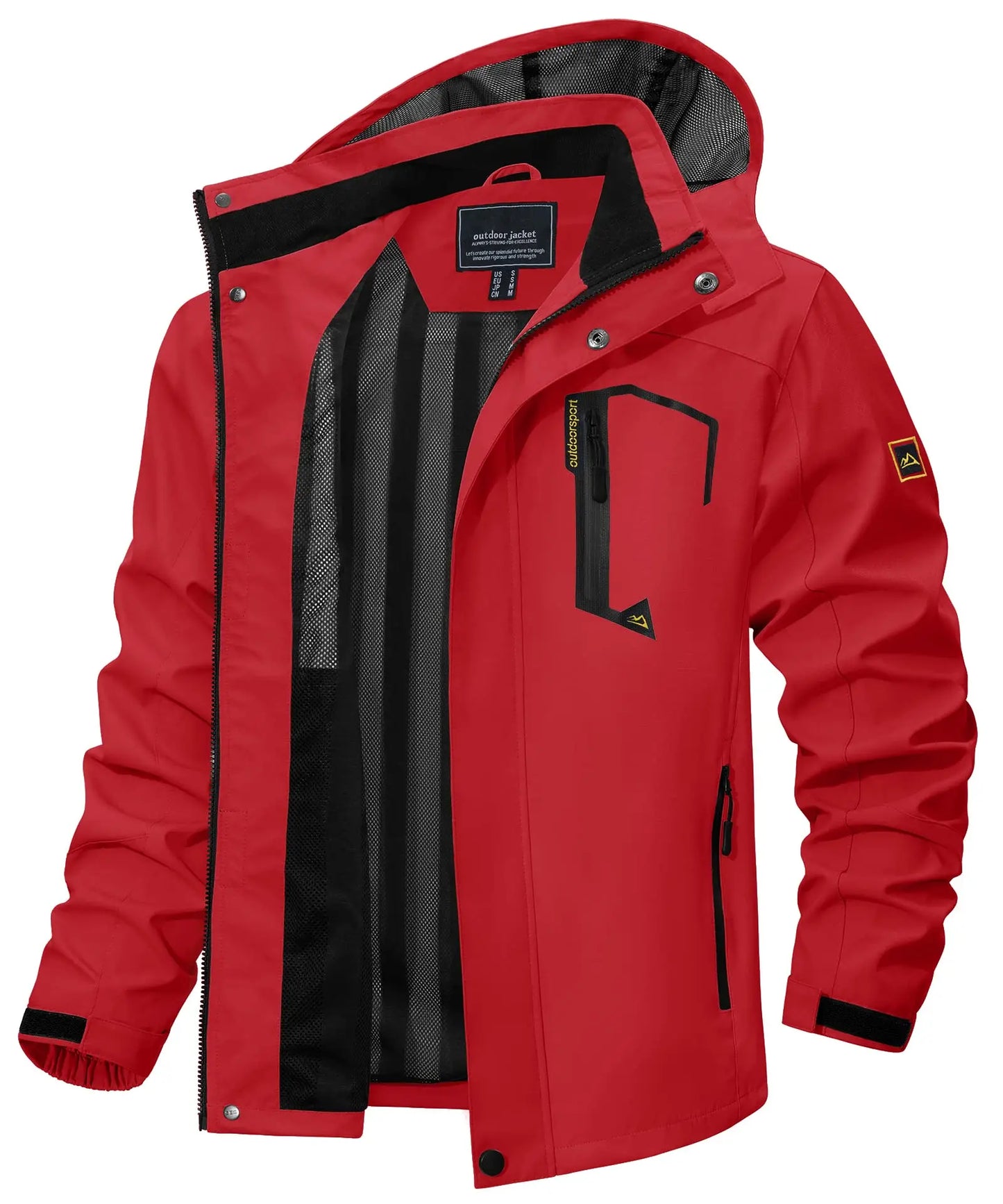 Jacket Mesh Lined Waterproof Rain