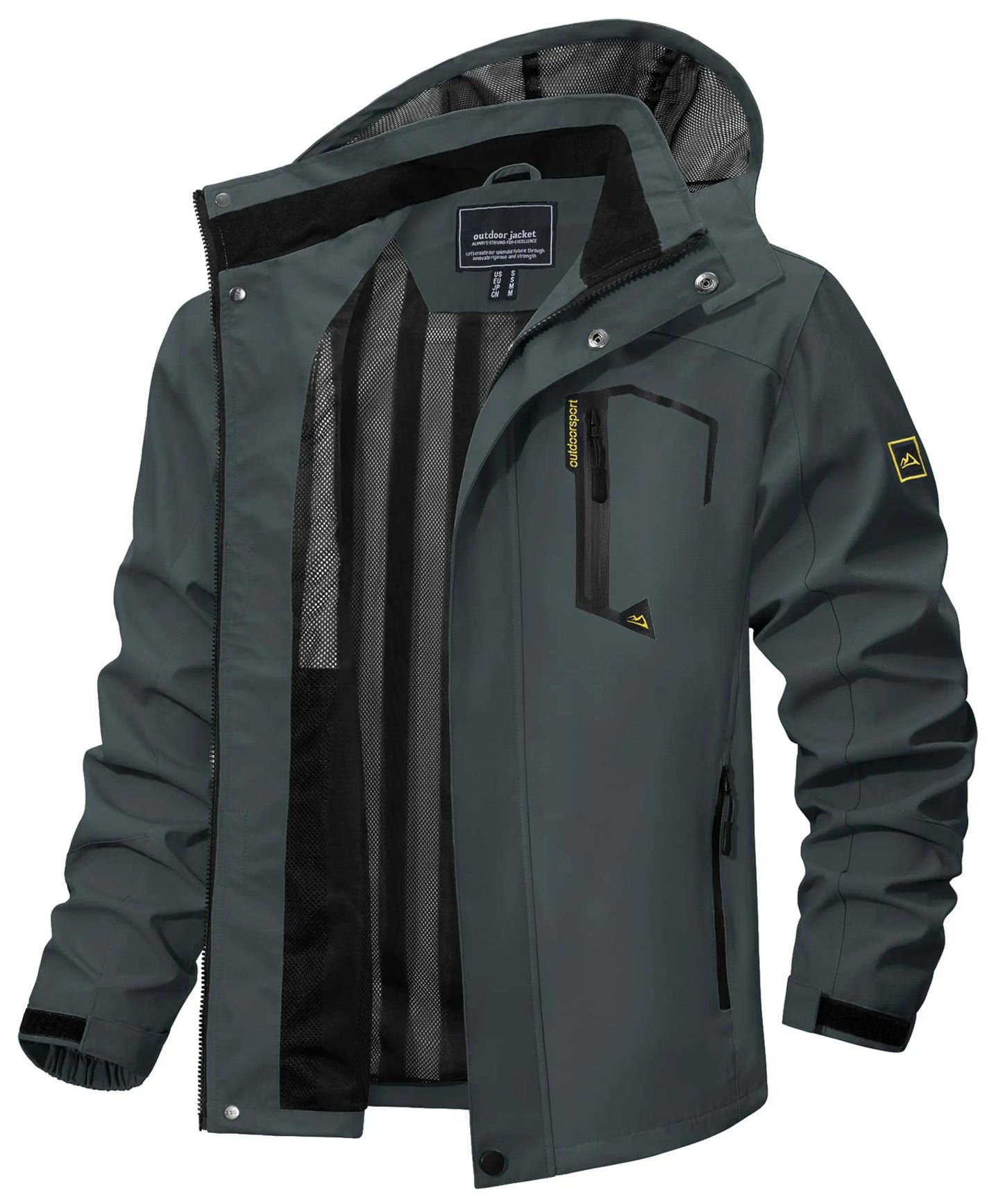 Jacket Mesh Lined Waterproof Rain