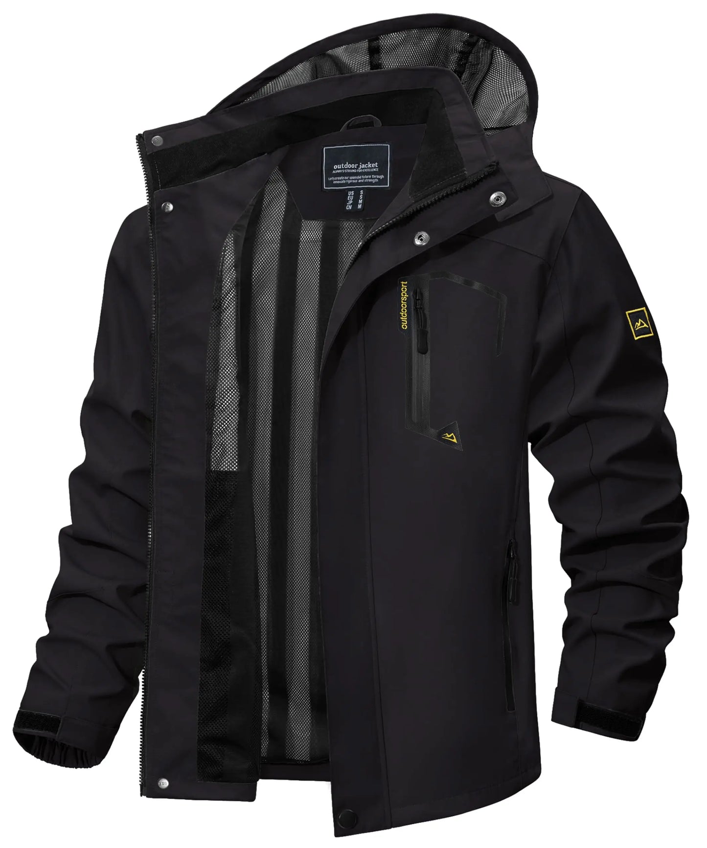 Jacket Mesh Lined Waterproof Rain