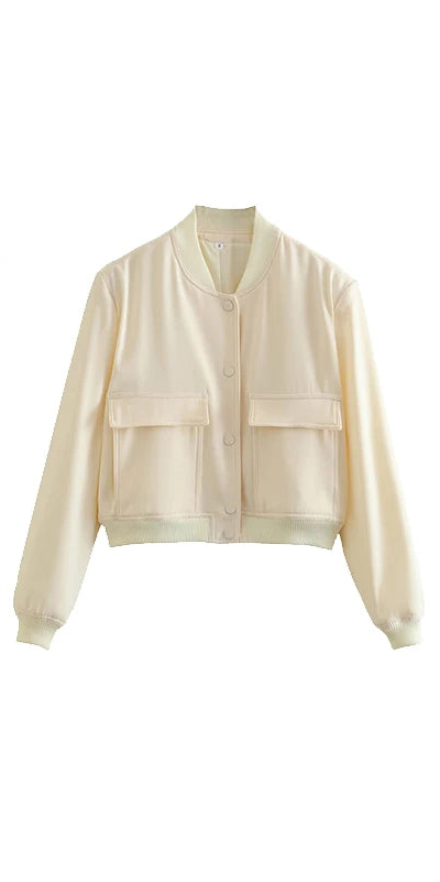 EFFORTLESS CHIC BOMBER JACKET