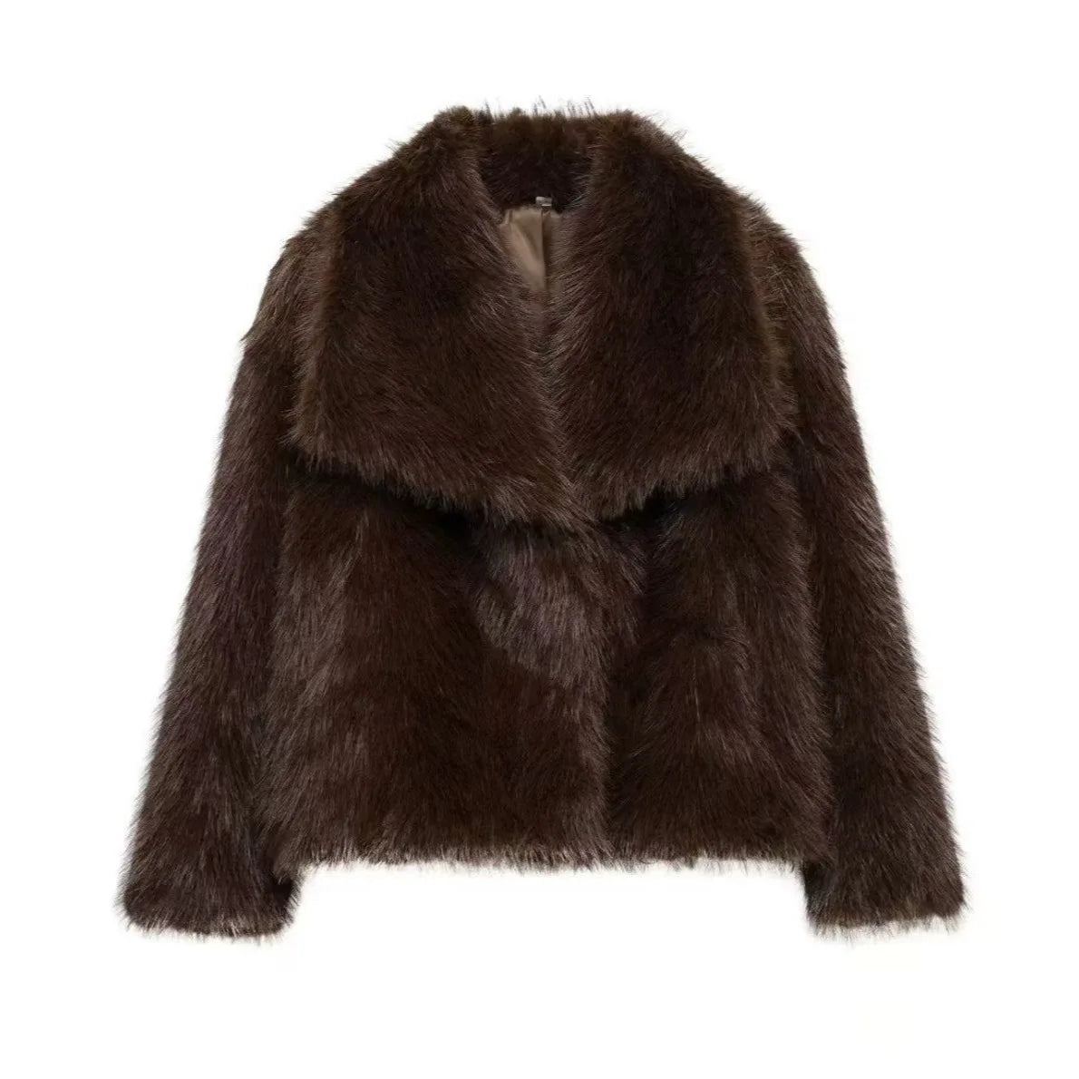 Women's plush coat